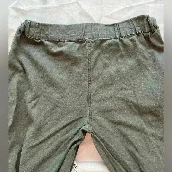 ✨Per Se size medium linen Sage green drawstring pant - Picture 4 of 6